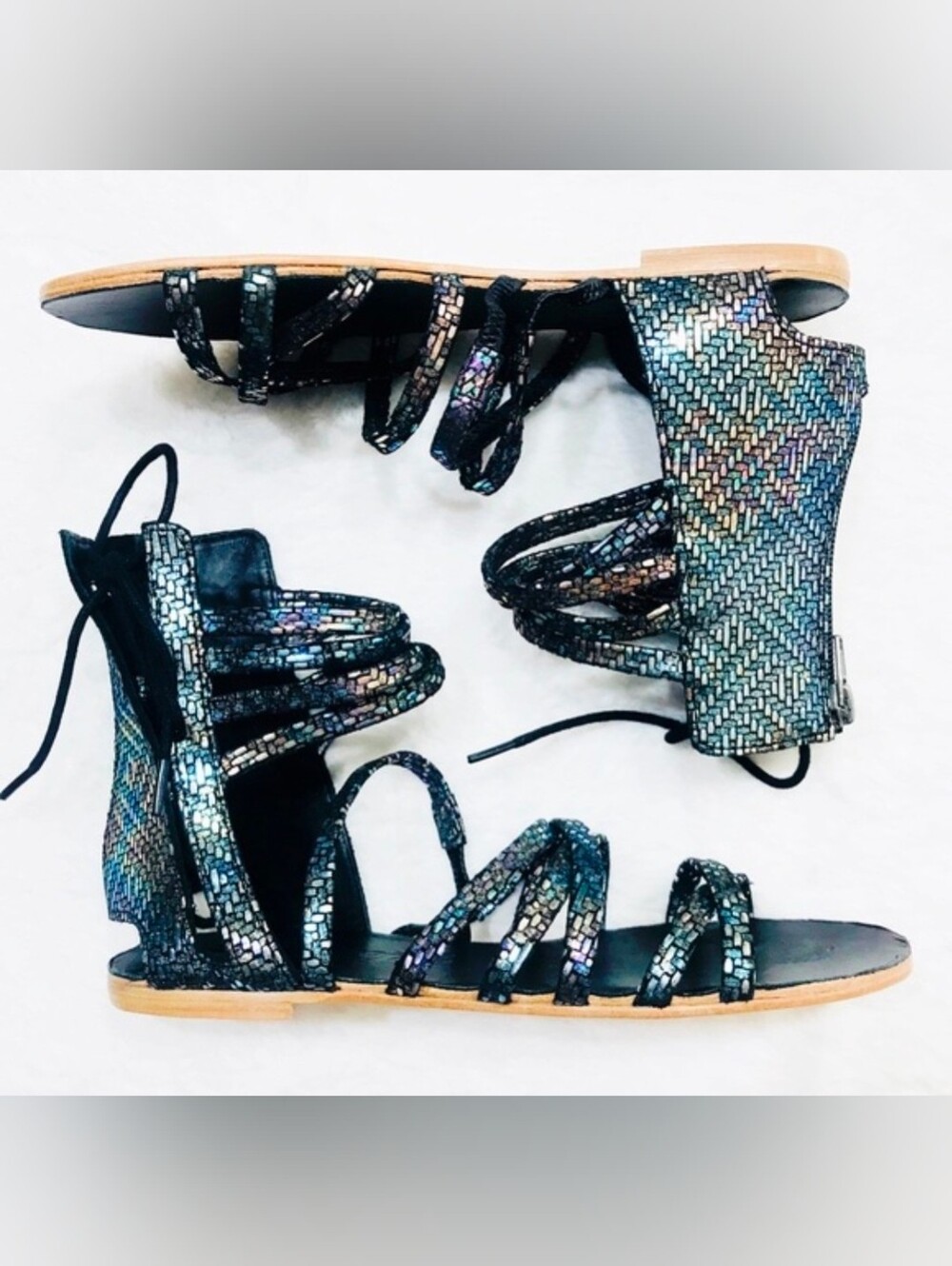 Free People Juliette Gladiator Sandals Size 40 (9)